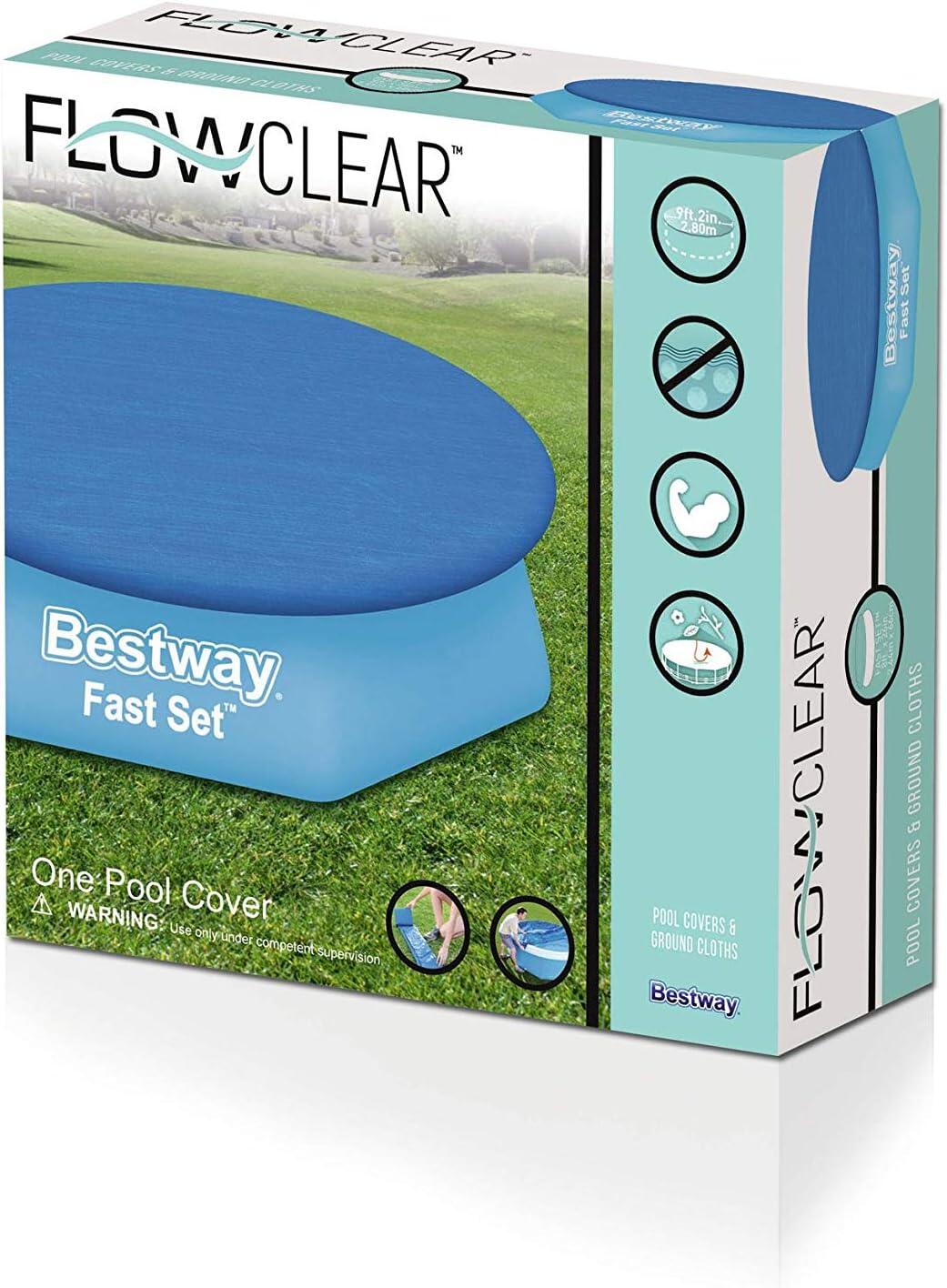 Bestway 8Ft Fast Set Pool Cover 2/5