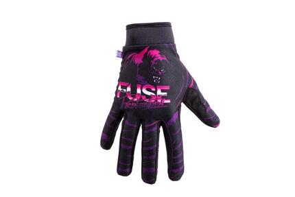 Rękawiczki BMX Fuse Chroma Night Panther – dziecięce – czarne – XL