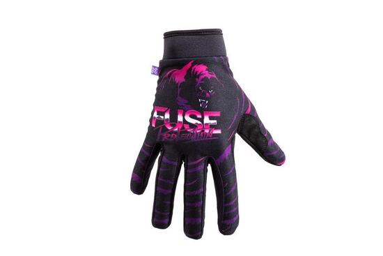 Rękawiczki BMX Fuse Chroma Night Panther – dziecięce – czarne – XL
