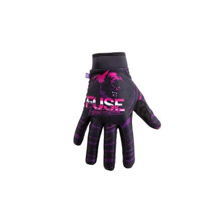Rękawiczki BMX Fuse Chroma Night Panther – dziecięce – czarne – XL