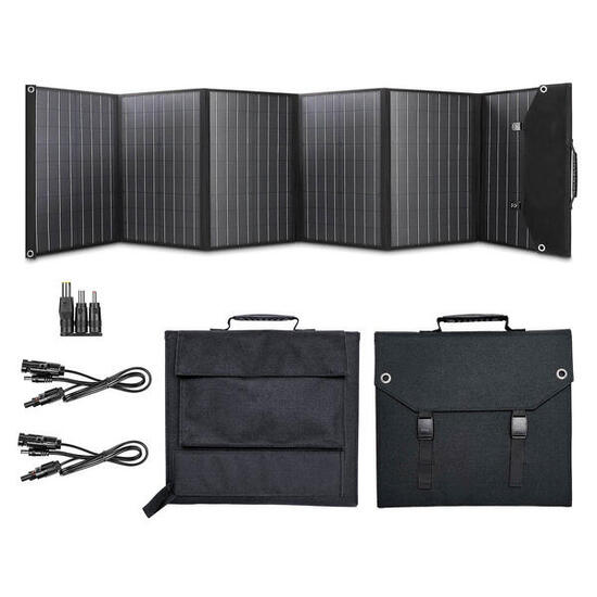 Pannello Solare Portatile Pieghevole 200W 18V Monocristallino Camper IP68 USB-C