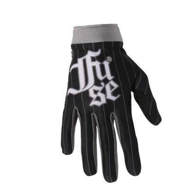 Fuse - omega ballpark - bmx handschoenen - volwassenen - zwart - zilver - l
