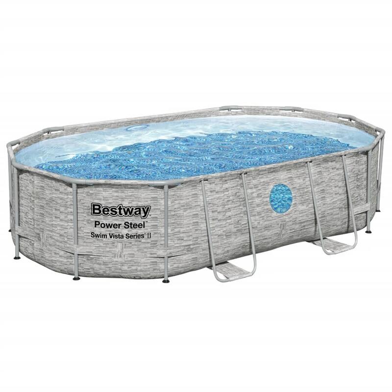 Bestway Ensemble de piscine Power Steel 488x305x107 cm