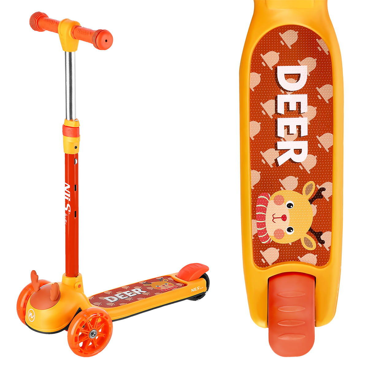 Dětská koloběžka NILS Fun HLB16 Deer 4/7