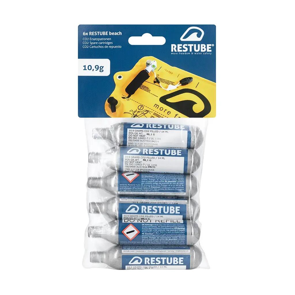 Restube replacement cartridges 10,9g for Restube beach