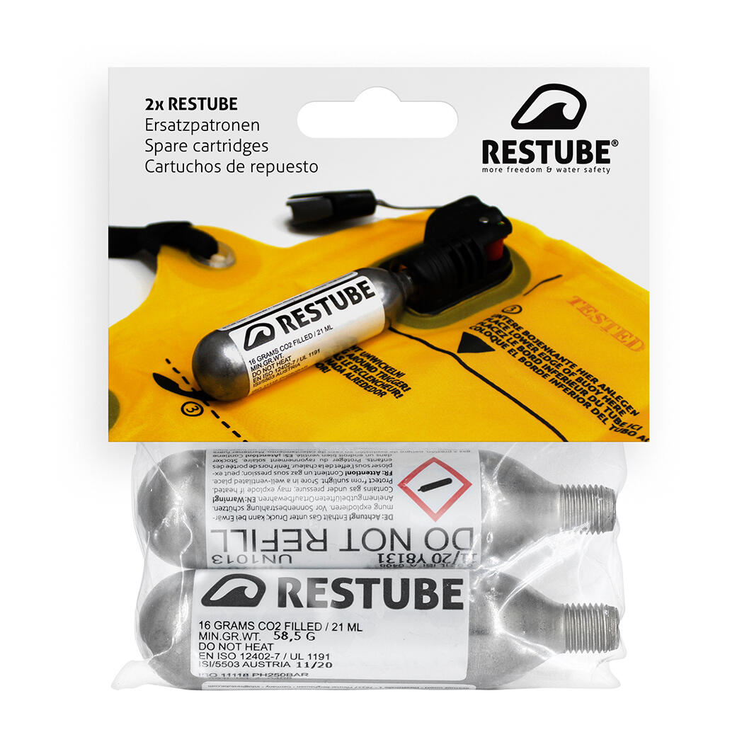 10x Cartucce di ricambio Restube 16g per Restube active e Restube extreme 2/2