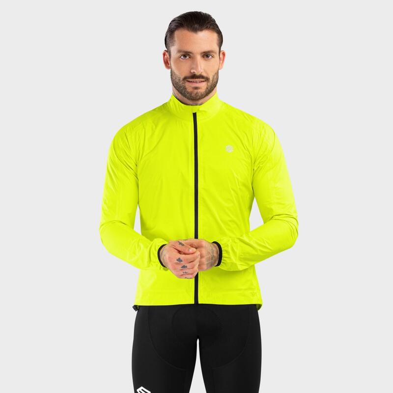 Veste de pluie vélo homme Cyclisme J2 Sveti Jure Jaune Brillant