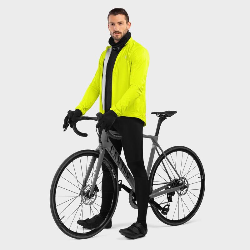 Chaquetas de lluvia ciclismo hombre J2 Sveti Jure SIROKO Amarillo Neón