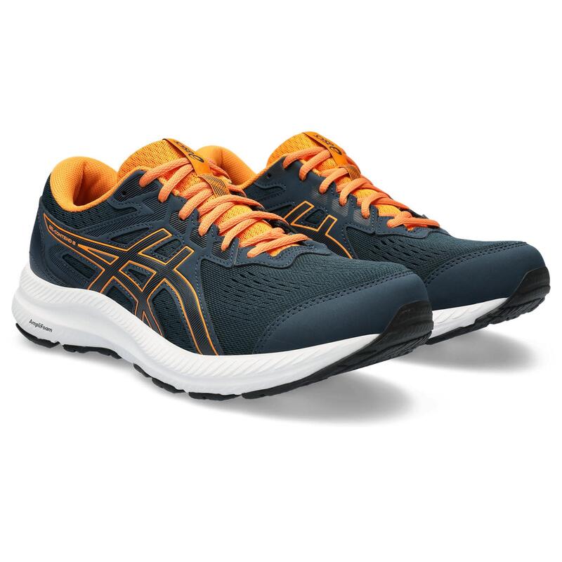 Sapatilhas de corrida para homem - ASICS Gel-Contend 8 - FrenchBlue/Orange