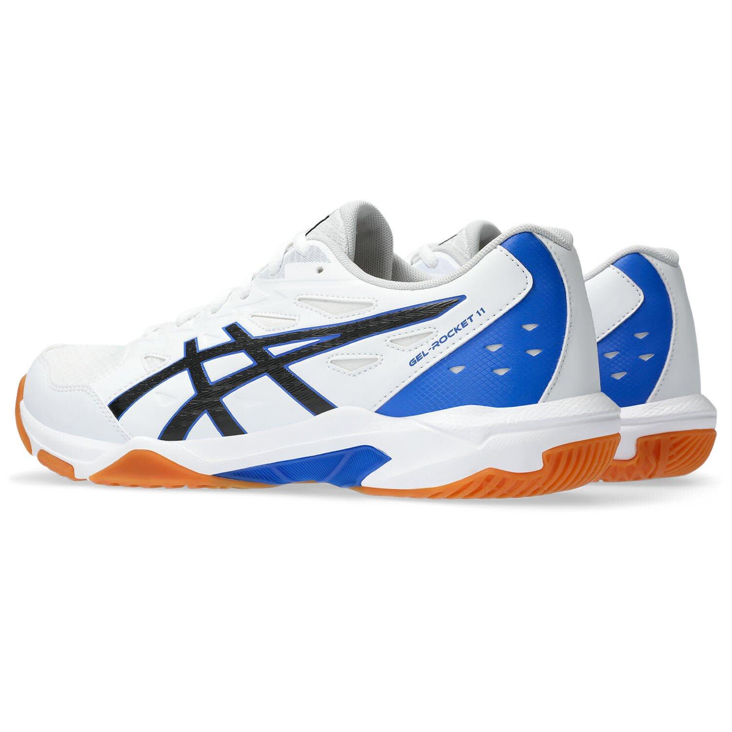 Zapatillas Indoor Hombre- ASICS Gel Rocket 11 - White/Blue 6/7