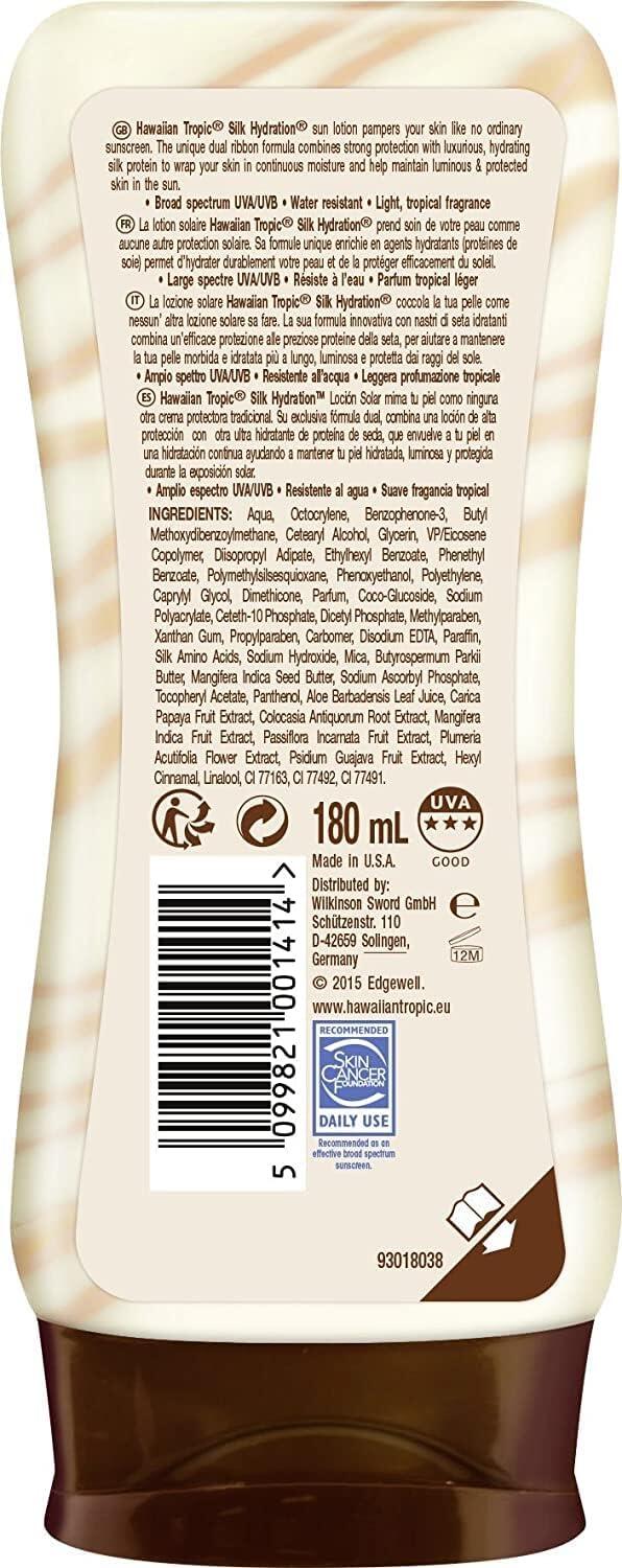 Protector Solar Hawaiian Tropic Silk Hydration Protective SPF 30 Pack 3 x 180ml 3/6