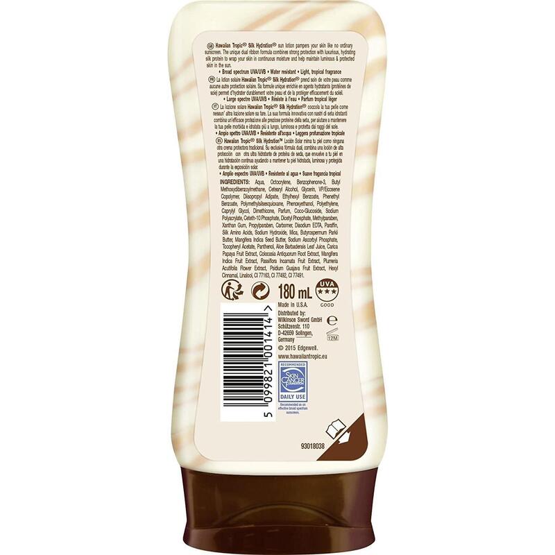 Protector Solar Hawaiian Tropic Silk Hydration Protective SPF 30 Pack 3 x 180ml