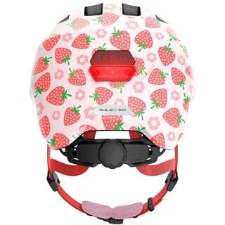 ABUS Casque de loisirs pour enfants "Smiley 3.0 LED " rose strawberry