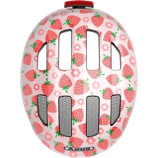 ABUS Casque de loisirs pour enfants "Smiley 3.0 LED " rose strawberry