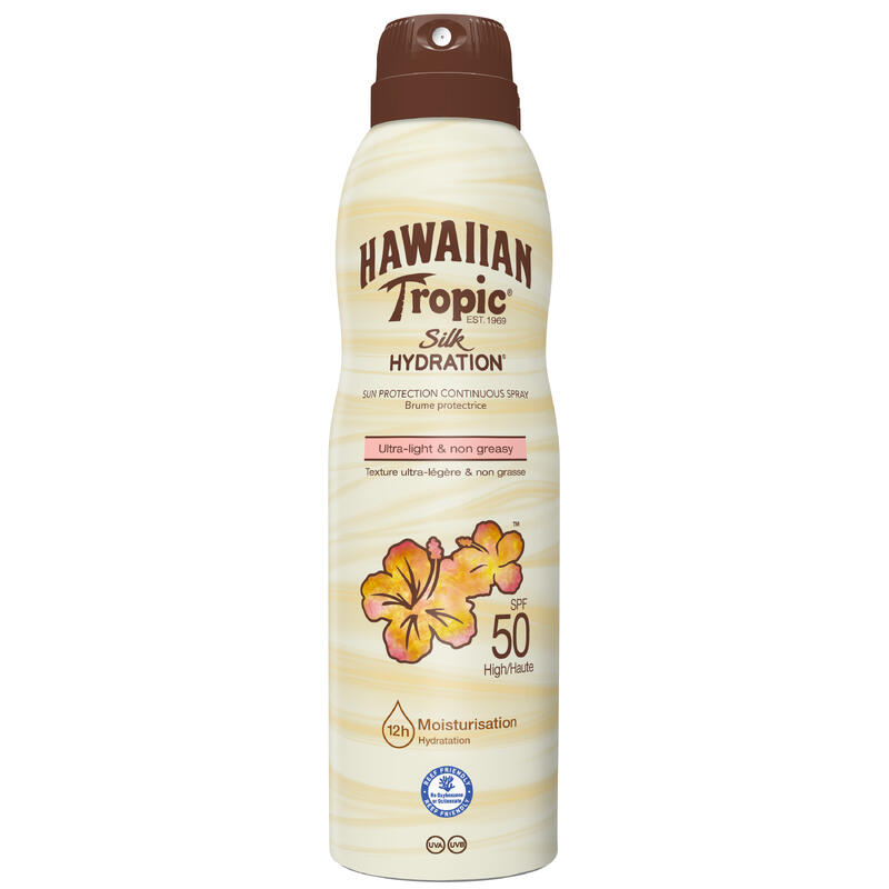 Crema Protectora Solar Hawaiian Tropic Bruma Silk Hydration Air Soft SPF50