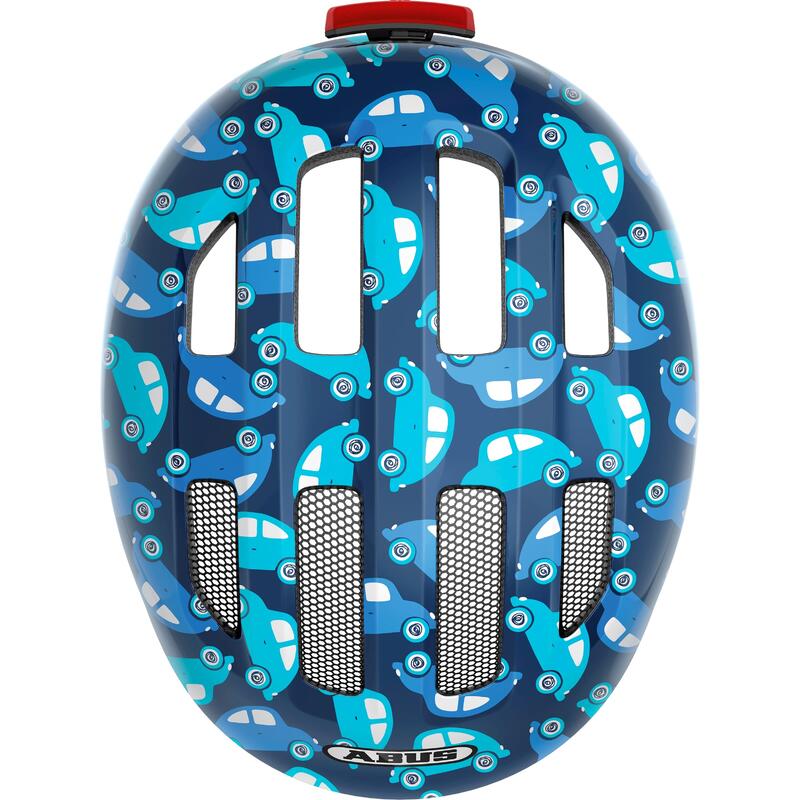 Fietshelm Smiley 3.0 Led Blauw Auto S 45-50 Cm