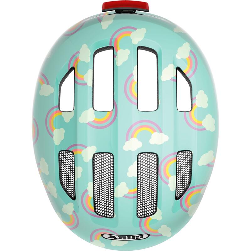 ABUS Kinderhelm "Smiley 3.0 LED" blauwe regenboog