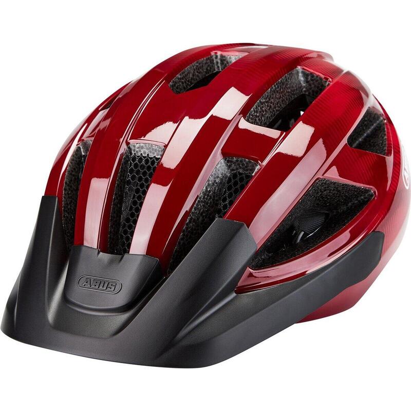 ABUS Casco da bici da corsa "Macator", rosso bordeaux