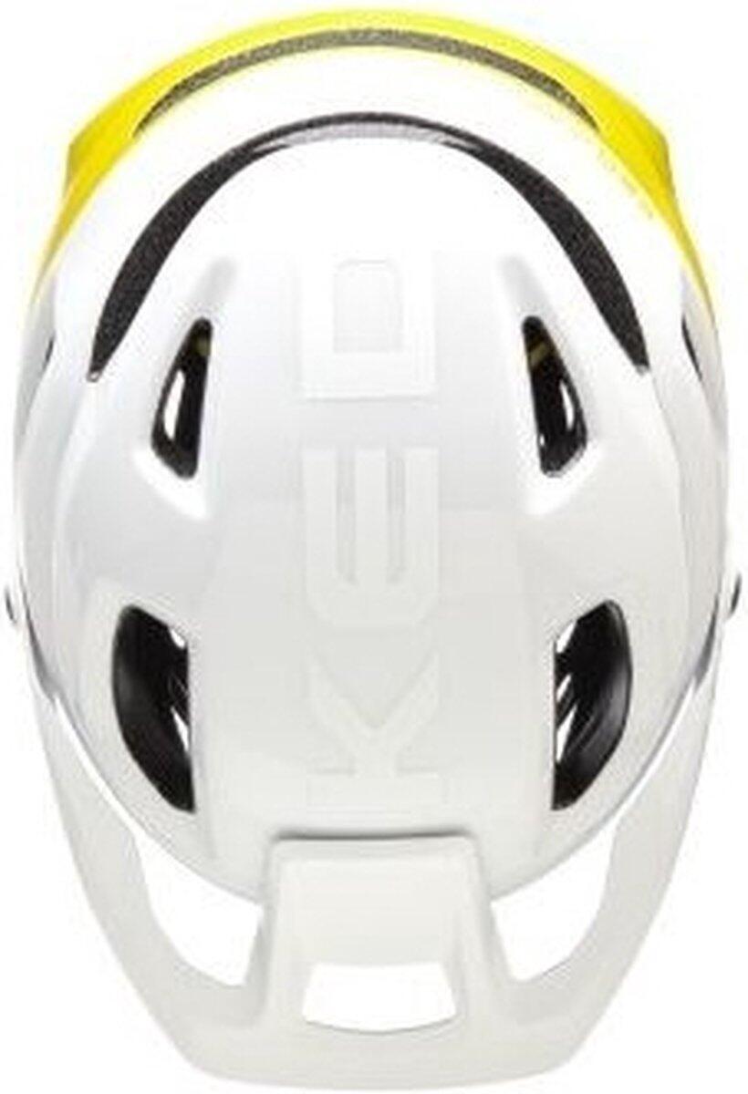 Casque de vélo MTB Pector ME-1, blanc-jaune 3/3