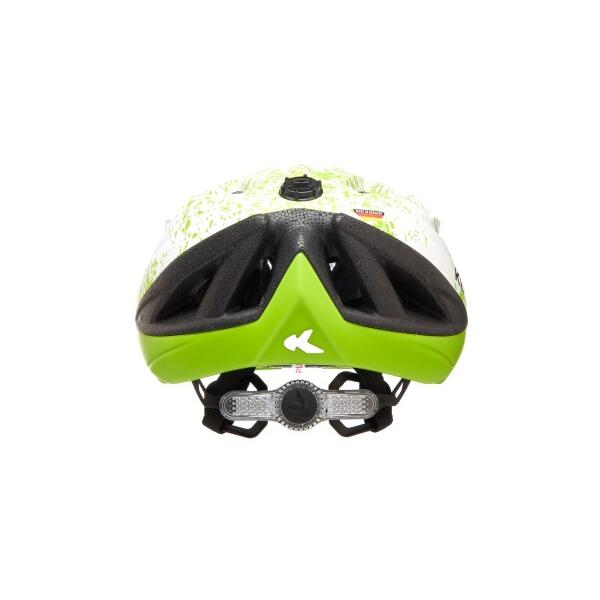 KED Casco per bambini Street Jr. Pro, lime green white matt