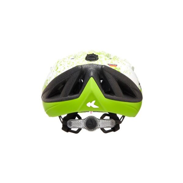 Kinderhelm  Street Jr. Pro, lime green white matt 3/3