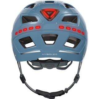 ABUS Casque de vélo "Hyban 2.0 LED" bleu