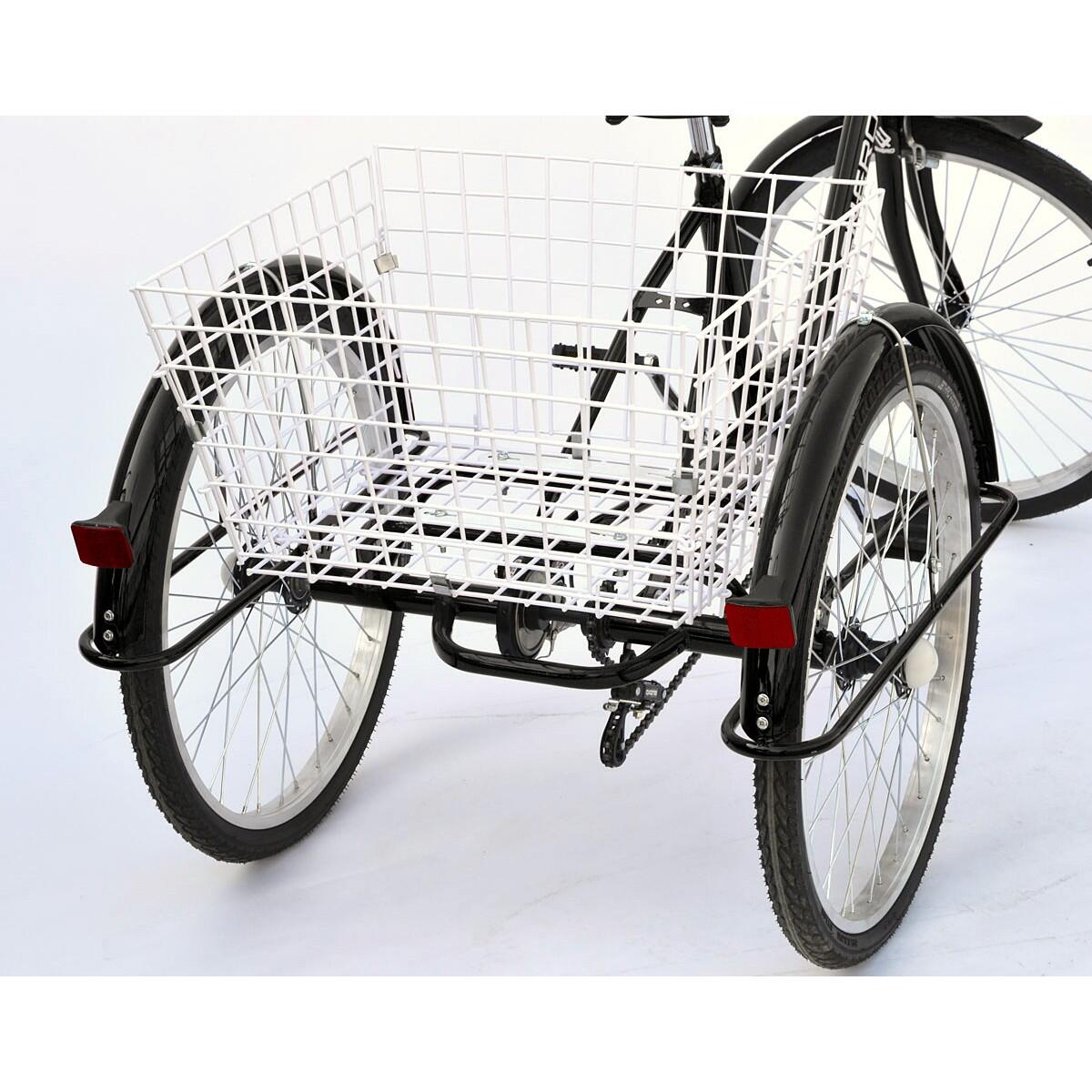 Rower 3 kołowy dla dorosłych Enero 24" 1-biegowy 3/7