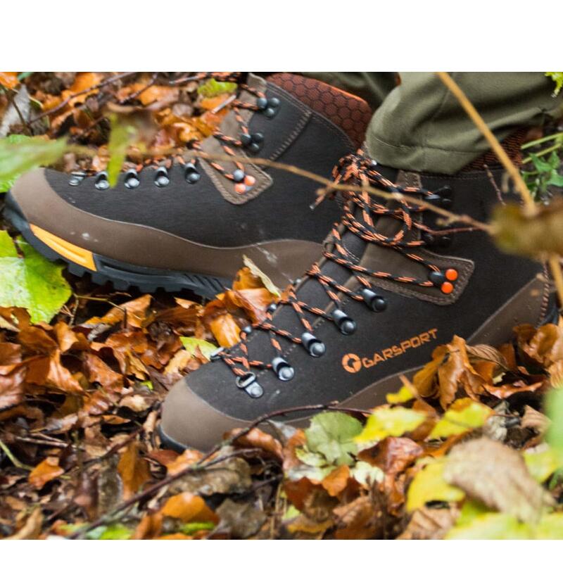 Chaussures de randonnée Deer EVO WP-Marron avec Orange