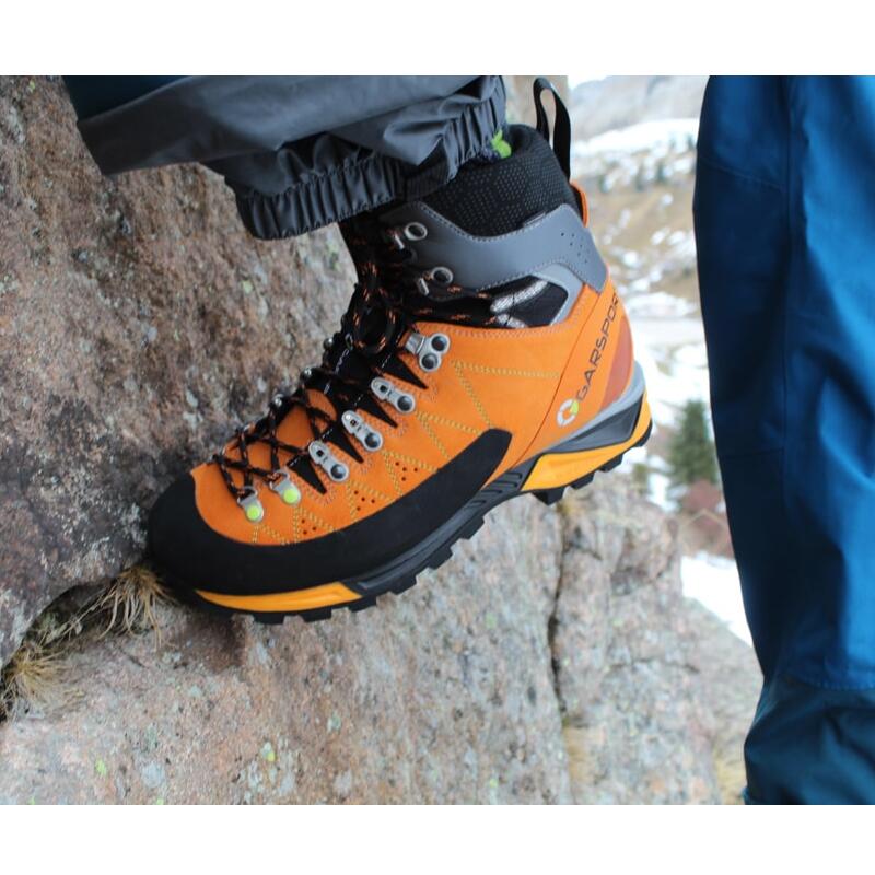Wandelschoenen Mountain Tech High WP voor heren - Oranje 3/5