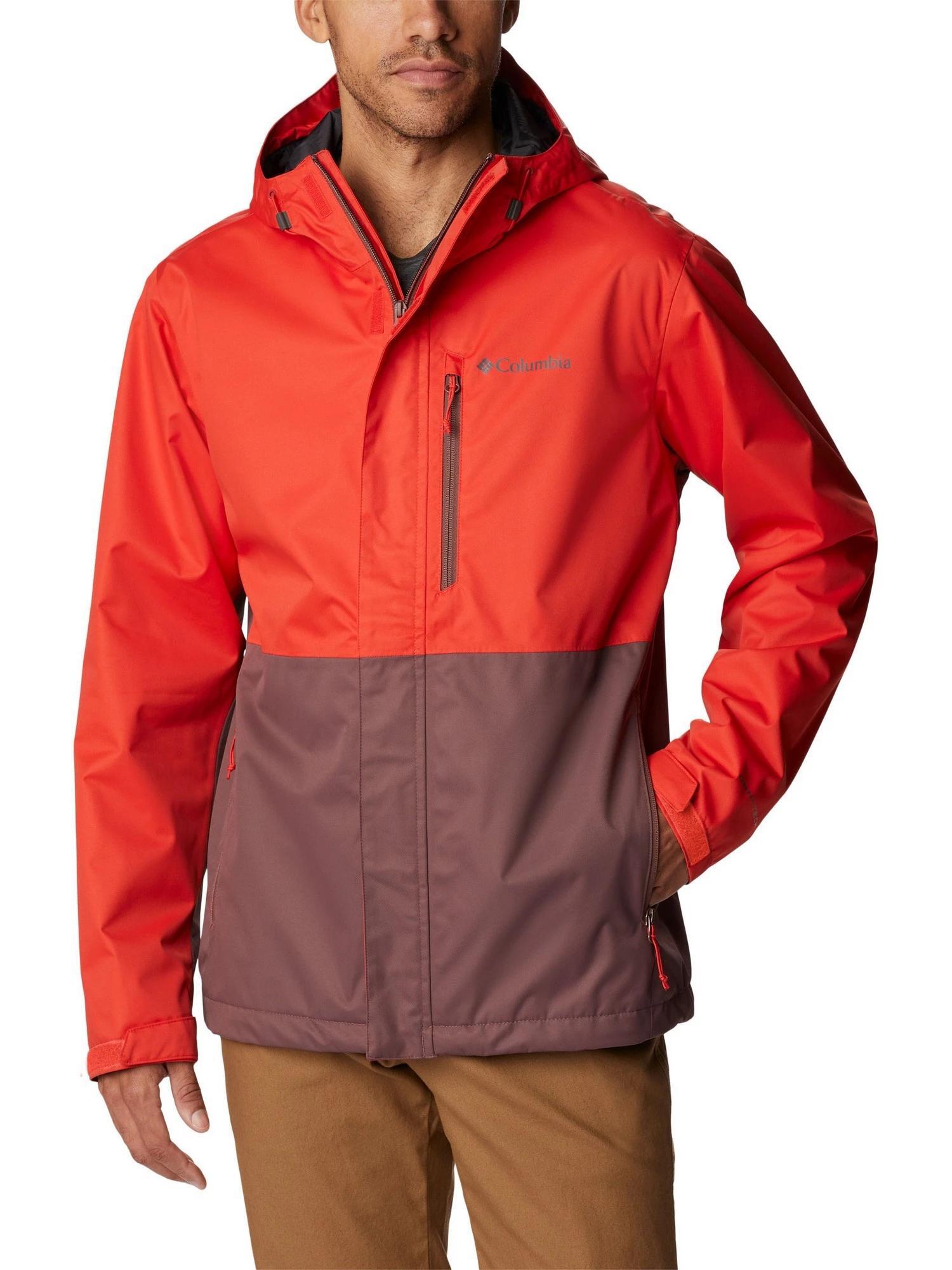 COLUMBIA Regenmantel Hikebound Jacket Herren - orange