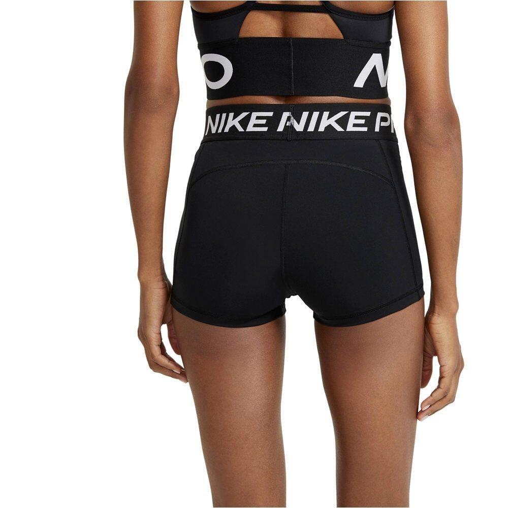 Pantalón corto mujer Pro 3" short negro running Negro Nike 3/4