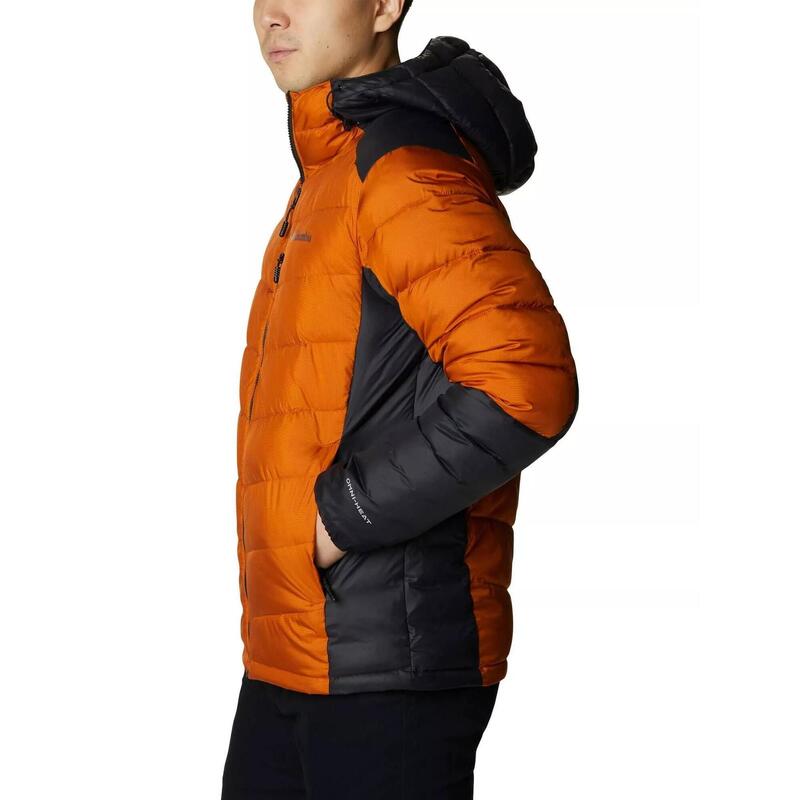 Wintermantel Labyrinth Loop Hooded Jacket Herren - orange