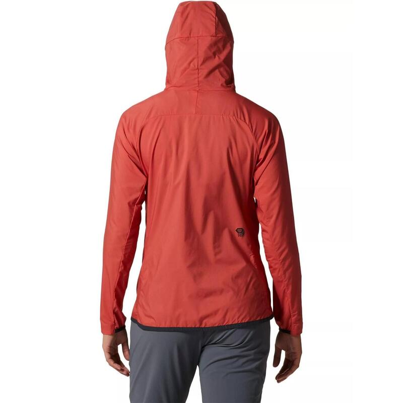 Geaca de vant Kor AirShell Hoody - rosu femei