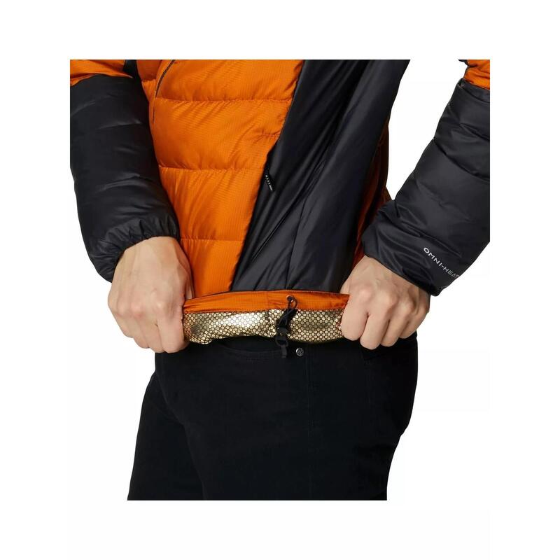 Wintermantel Labyrinth Loop Hooded Jacket Herren - orange