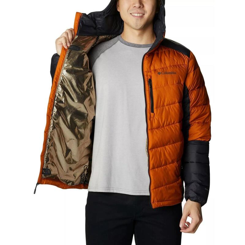 Wintermantel Labyrinth Loop Hooded Jacket Herren - orange