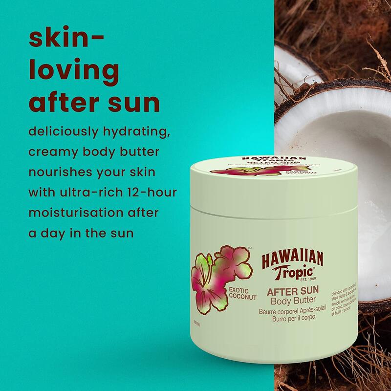 Hawaiian Tropic Body Butter Coconut Aftersun Cream 250ML