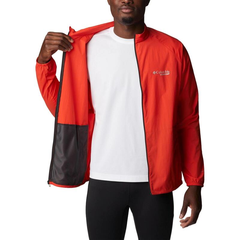 Laufjacke M Endless Trail Wind Shell Herren - orange