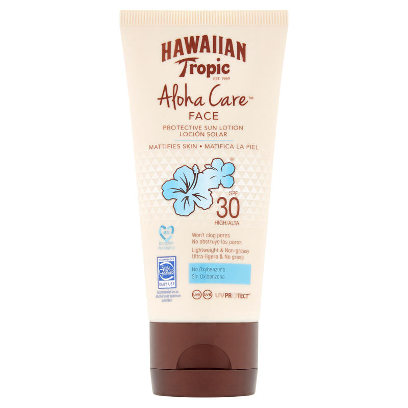 Protector Solar Facial en Crema HAWAIIAN Tropic Aloha Care - FACE SPF30
