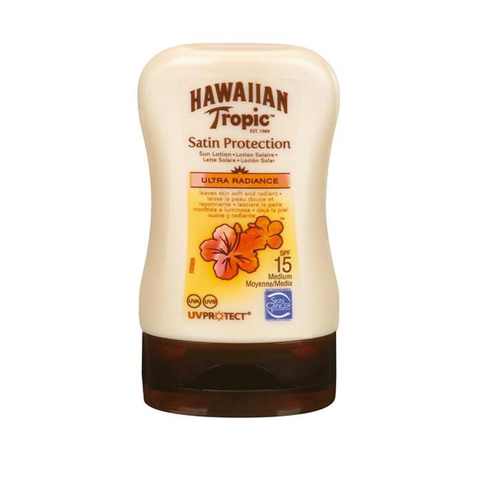 HAWAIIAN TROPIC Protector Solar Hawaiian Tropic MINI SATIN SPF15 100ML 12