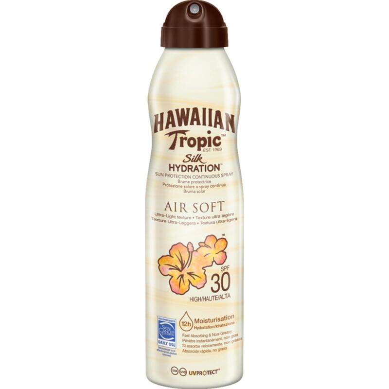 Protector Solar en Crema Hawaiian Tropic Bruma Silk Hydration Air Soft - SPF30