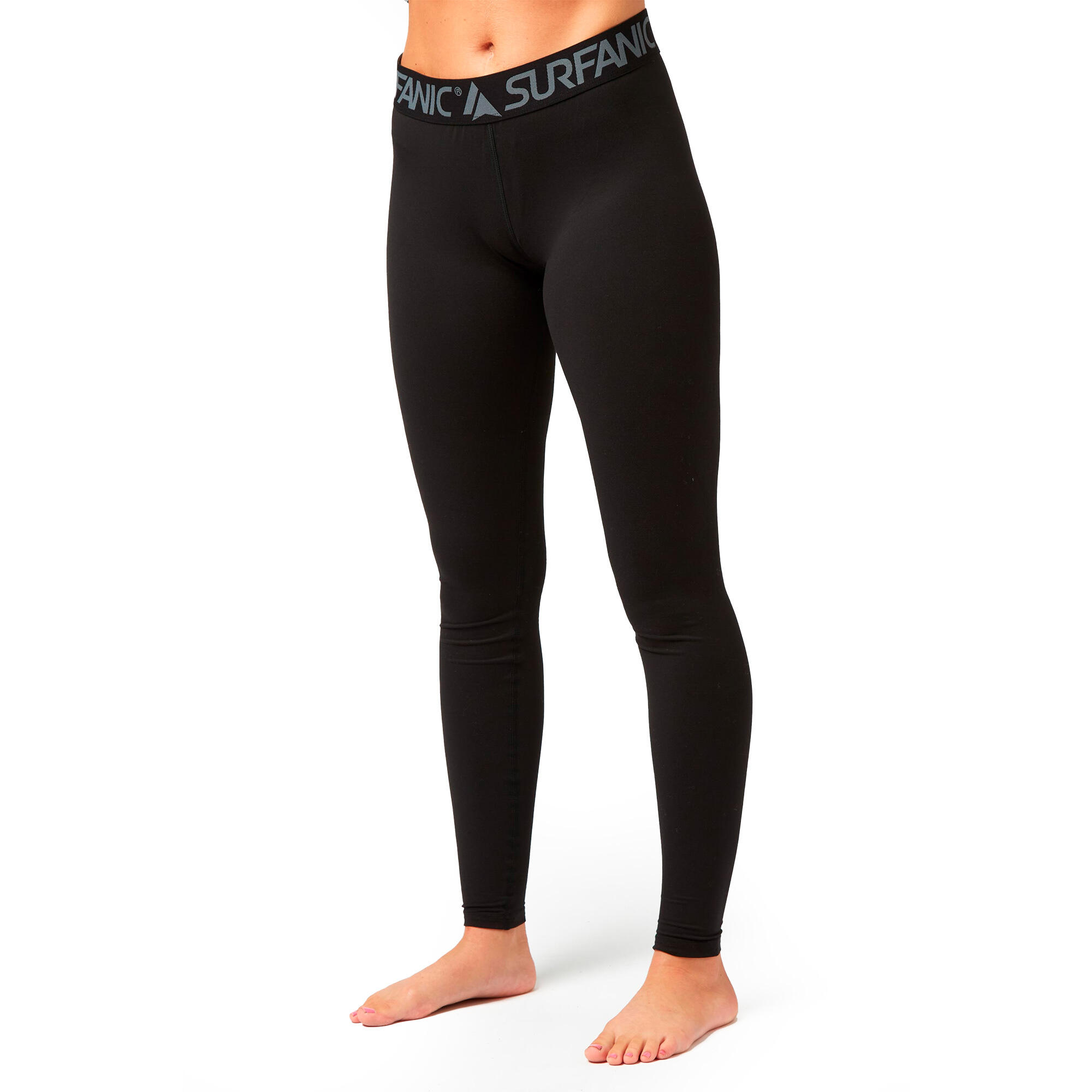 Surfanic - Pantalon Thermique Actif Pour Femmes Surfanic Cozy Long John - Caleçon Long - Noir - 42 M/l - Decathlon