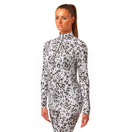 Surfanic Damska Bluza Termoaktywna Carbon Dri Koszulka z Zamkiem SWE2607-978