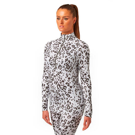 Surfanic Damska Bluza Termoaktywna Carbon Dri Koszulka z Zamkiem SWE2607-978