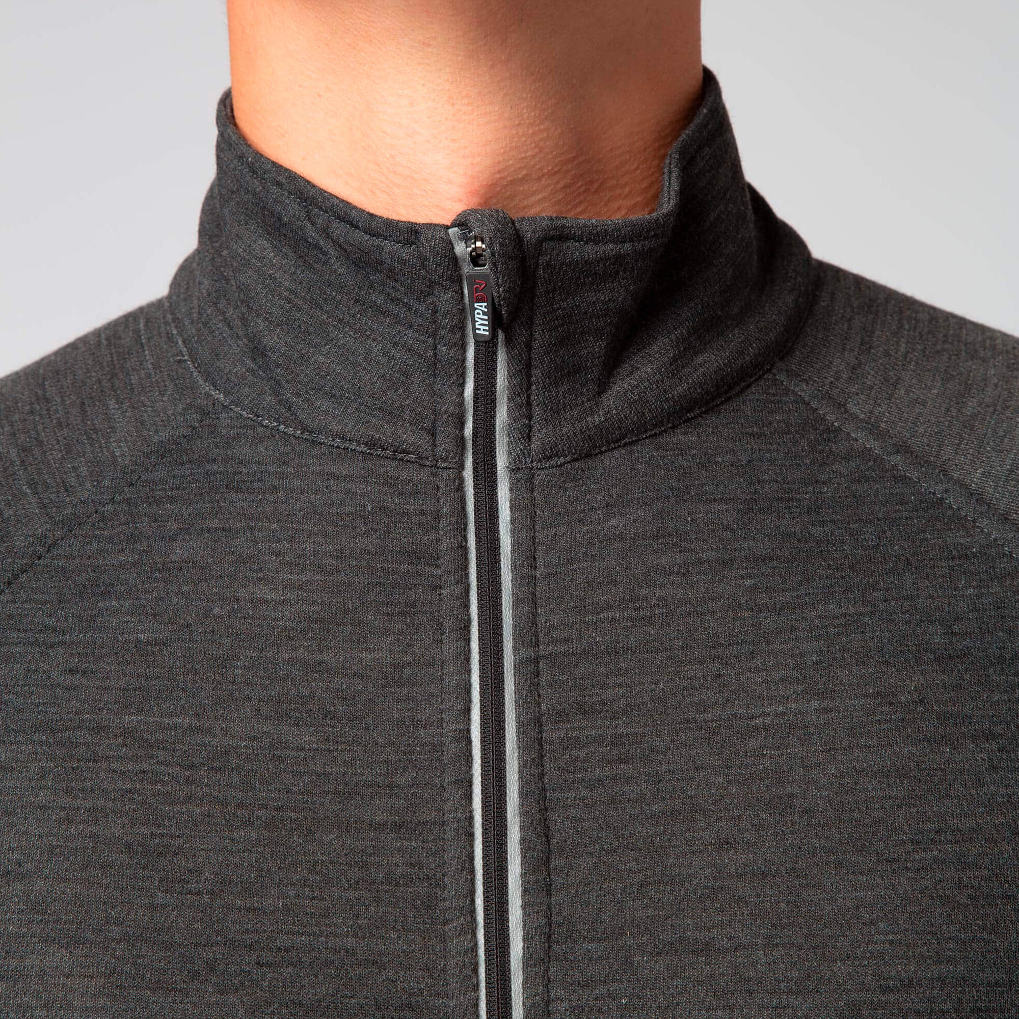 Bodyfit Pro Zip  Neck Black 6/6