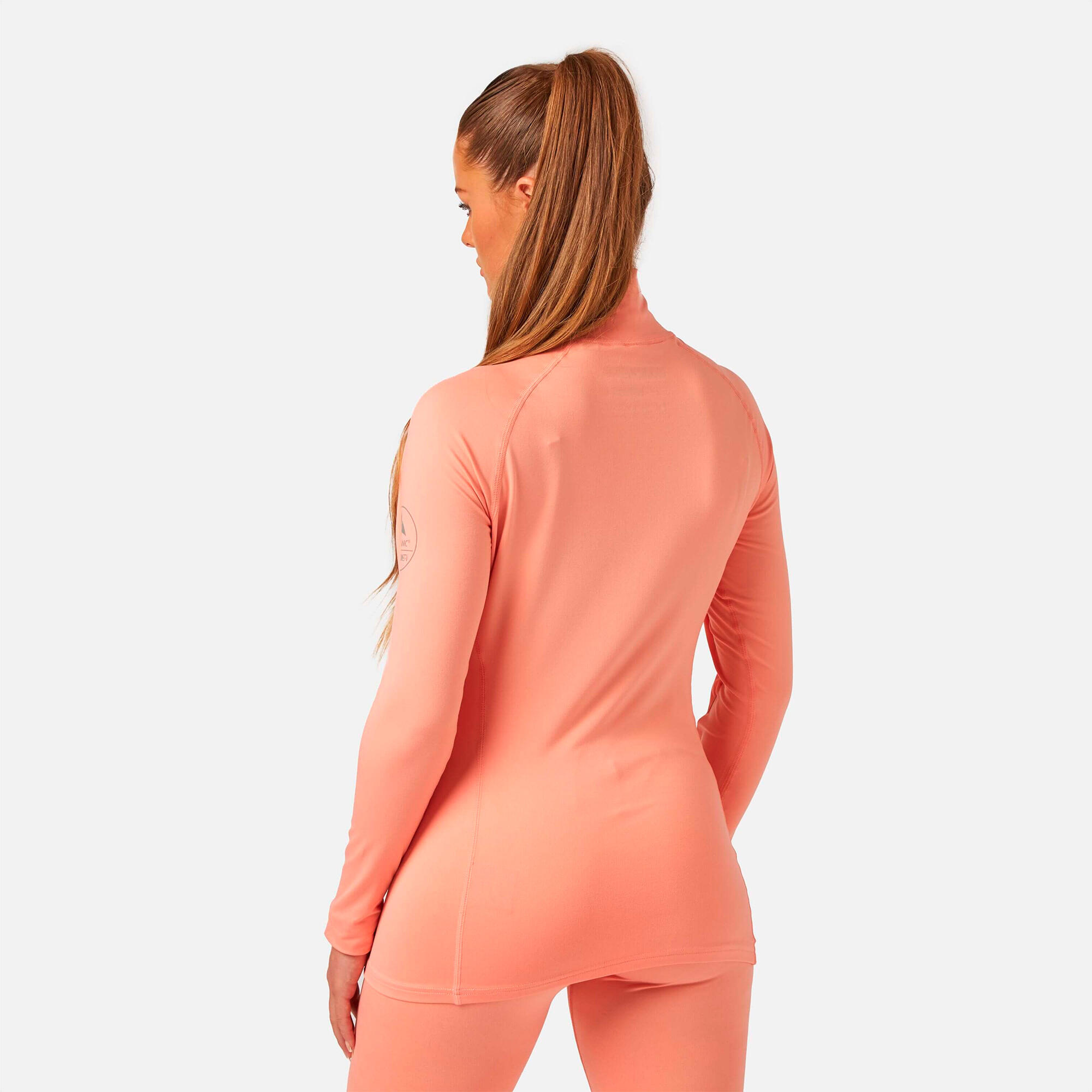 CarbonDri Cozy Zip Neck Dusty Pink 4/7