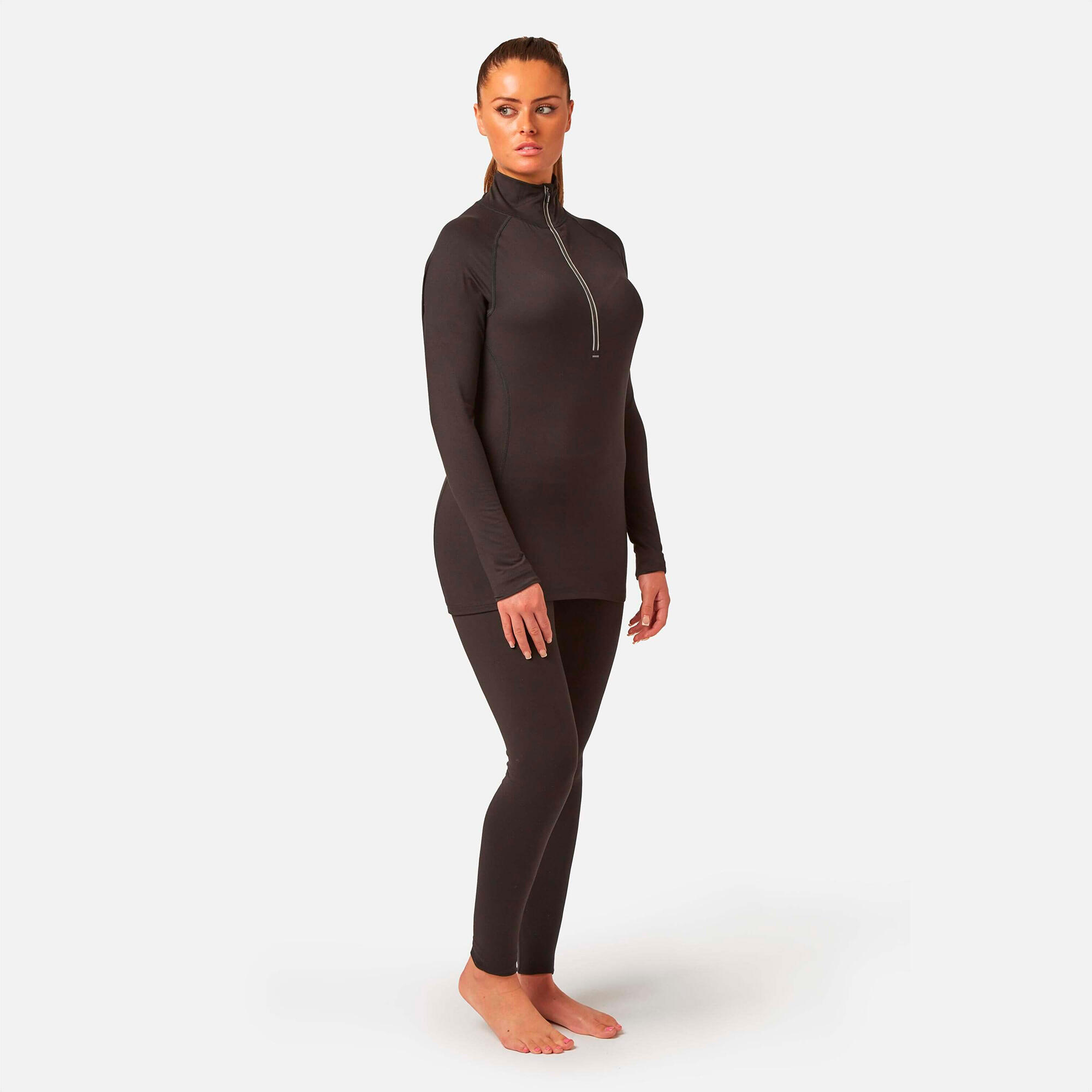 Surfanic Damska Bluza Termoaktywna Carbon Dri Koszulka z Zamkiem SWX2602-020 5/7