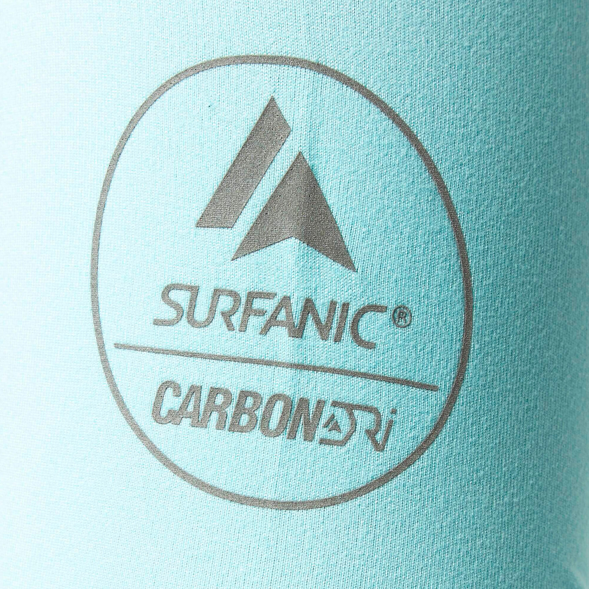 CarbonDri Cozy Zip Neck Clearwater Blue 6/6