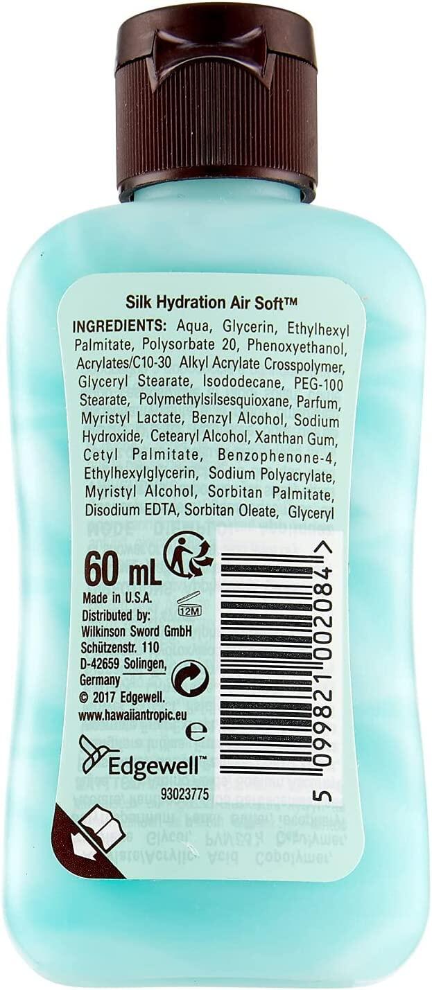 Aftersun en Crema Hawaiian Tropic  SLK AIR SOFT 60ML Formato Viaje 3/3