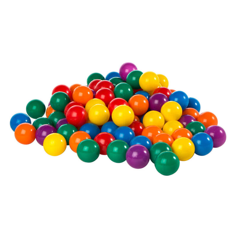 Pack 100 bolas coloridas Intex fun ballz - diâmetro 6,5 cm