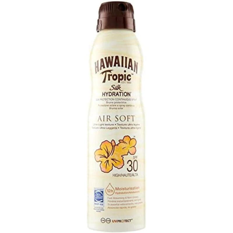 Protector Solar Crema Hawaiian Tropic Bruma Silk Hydration SPF 30 Pack de 3